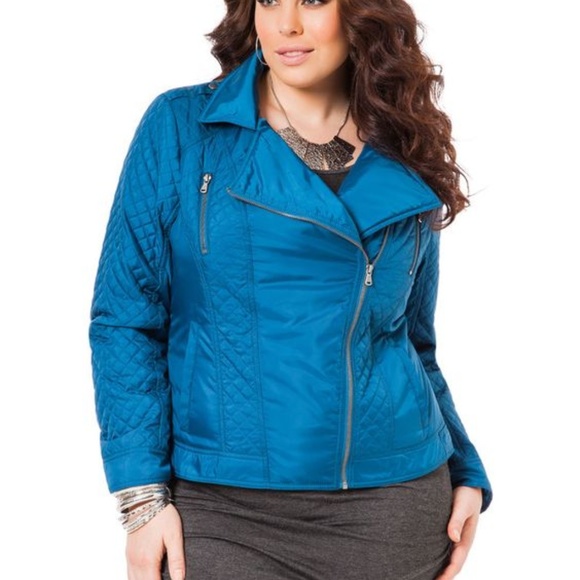 Ashley Stewart Jackets & Coats Ashley Stewart Womens Quilted Moto